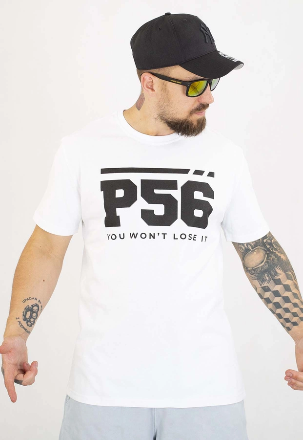 T-shirt Dudek P56 You Won't biały