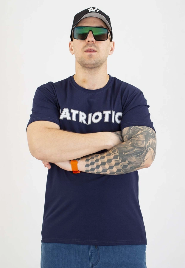 T-shirt Patriotic P-Classic granatowy