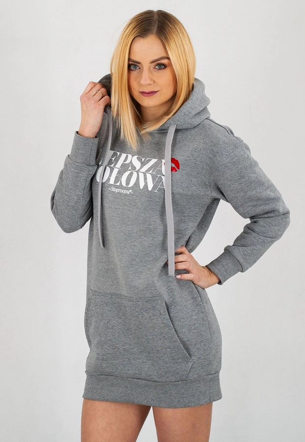 Bluza Stoprocent  Lepsza szara