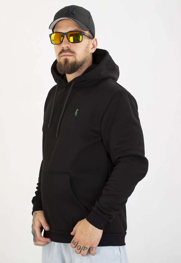 Bluza Dudek P56 Z Kapturem Dudek Logo czarna
