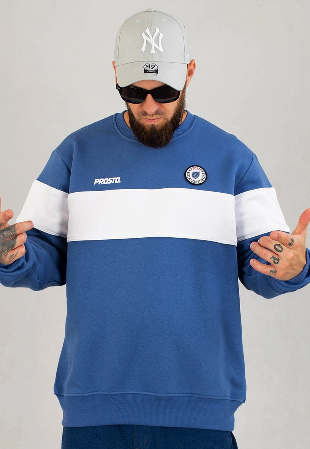 Bluza Prosto Bez Kaptura Insertio niebieska