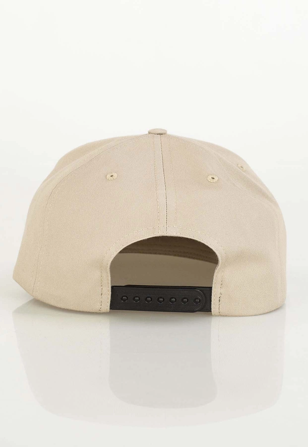 Czapka Snapback Diil Kwadrat beżowa