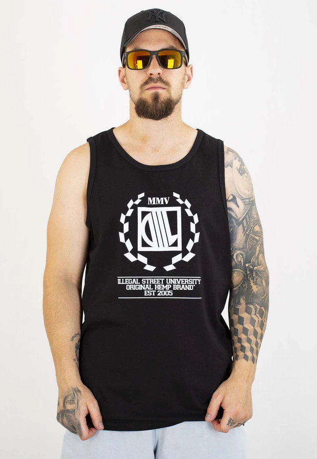 Tank Diil Laur czarno biały
