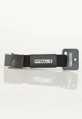 Pasek Pit Bull Logo czarny