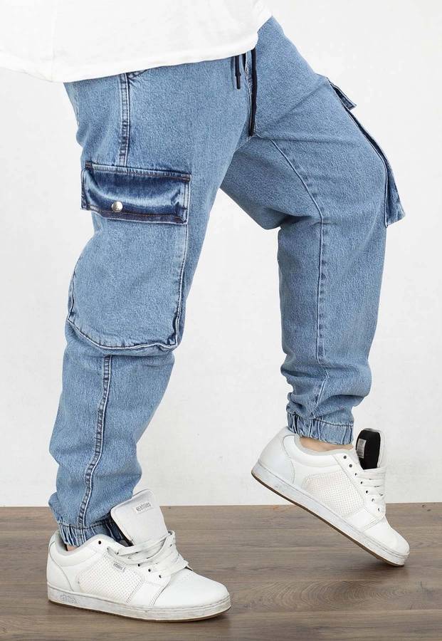 Spodnie I8 Denim BOY40 Joggery Cargo blue bird