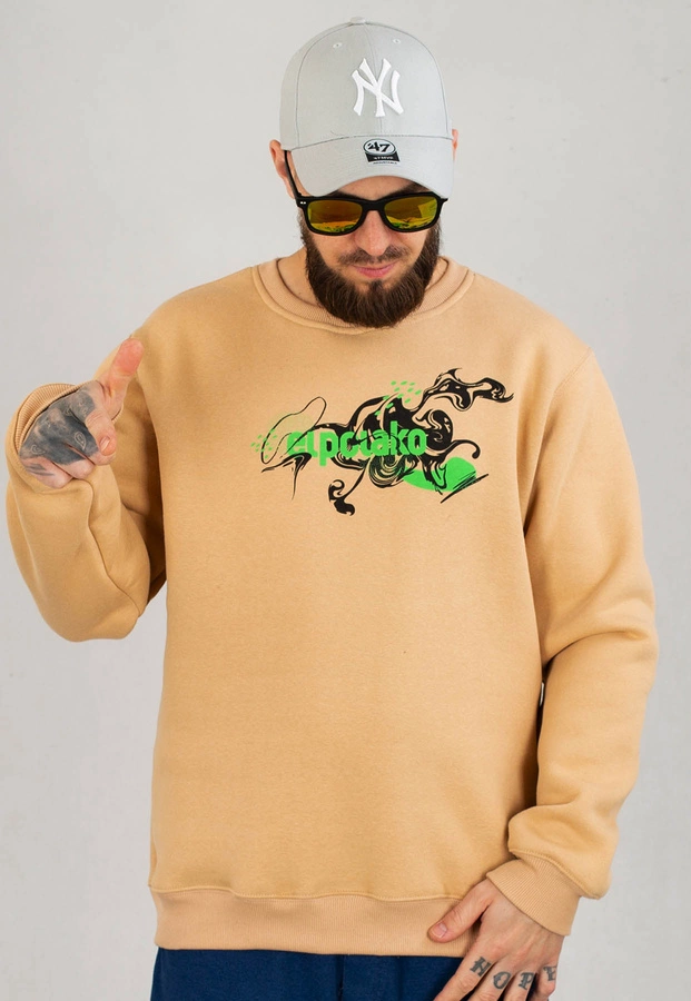 Bluza El Polako Crewneck Ep Ink brązowa