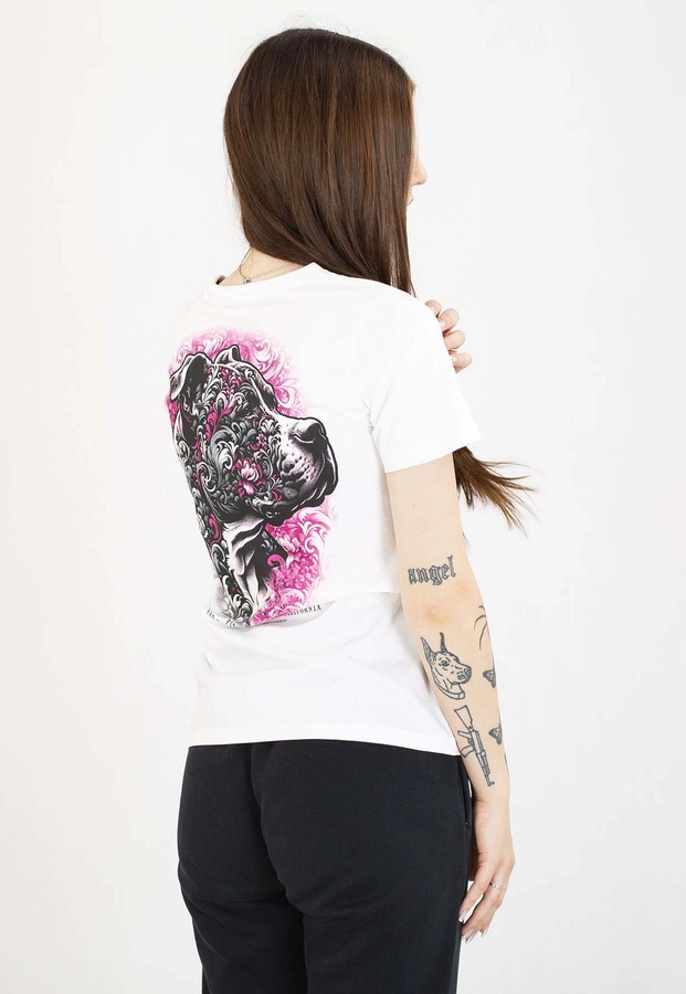T-Shirt Pit Bull Tatto 190 white