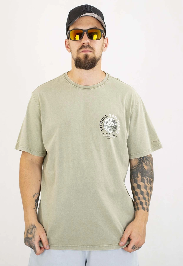 T-shirt Pit Bull Planet Surf 190 dusty salvia