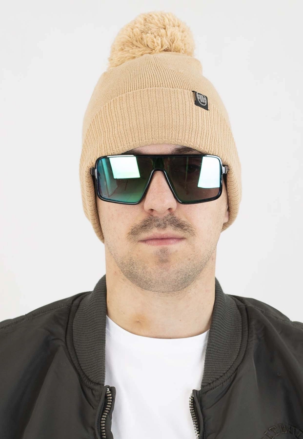 Czapka Zimowa Pit Bull Bubble Small Logo II sand