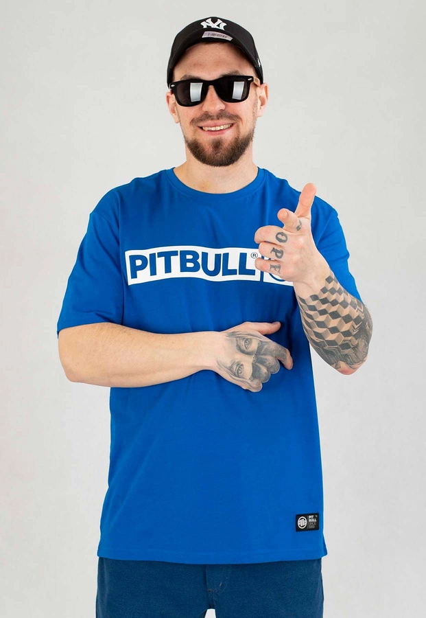 T-shirt Pit Bull Hilltop 170 niebieski