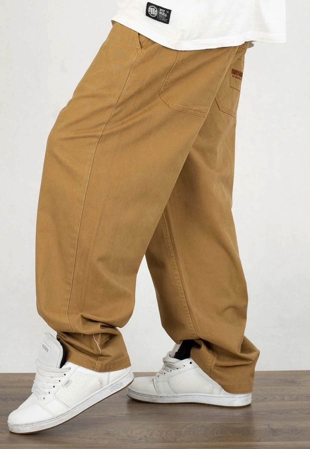 Spodnie Mass Pants Baggy Fit Clamber brązowe