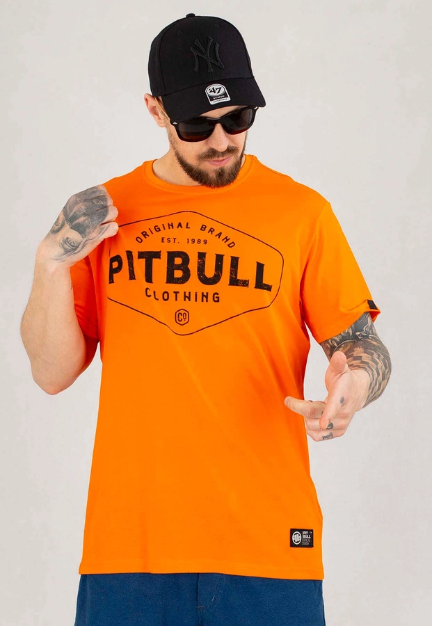 T-shirt Pit Bull Ultra Light Pitbull Co. pomarańczowy