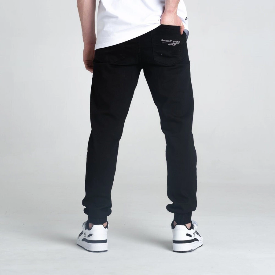 Smoke Story GROUP LINE Jogger Slim Czarny Jeans