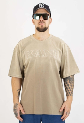 T-shirt Karl Kani Retro Washed PD00007529 brązowy