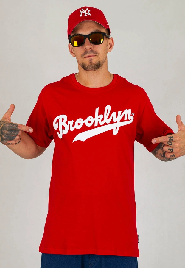 T-shirt Red Eyes Brooklyn czerwony