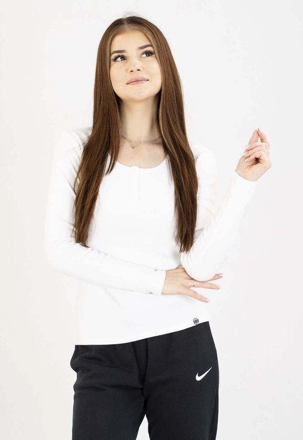 Longsleeve Pit Bull RIB 300 white
