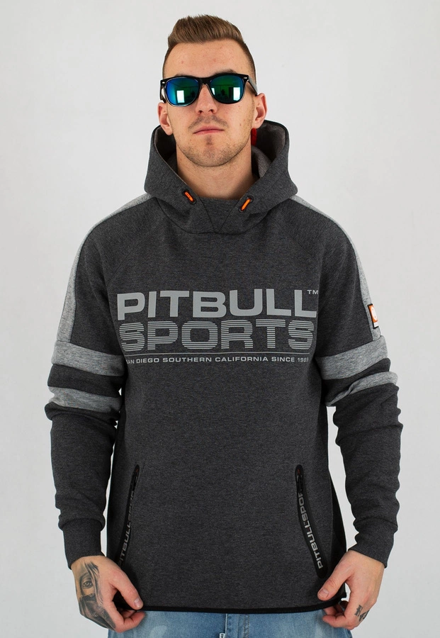 Bluza Pit Bull Raven ciemno szara