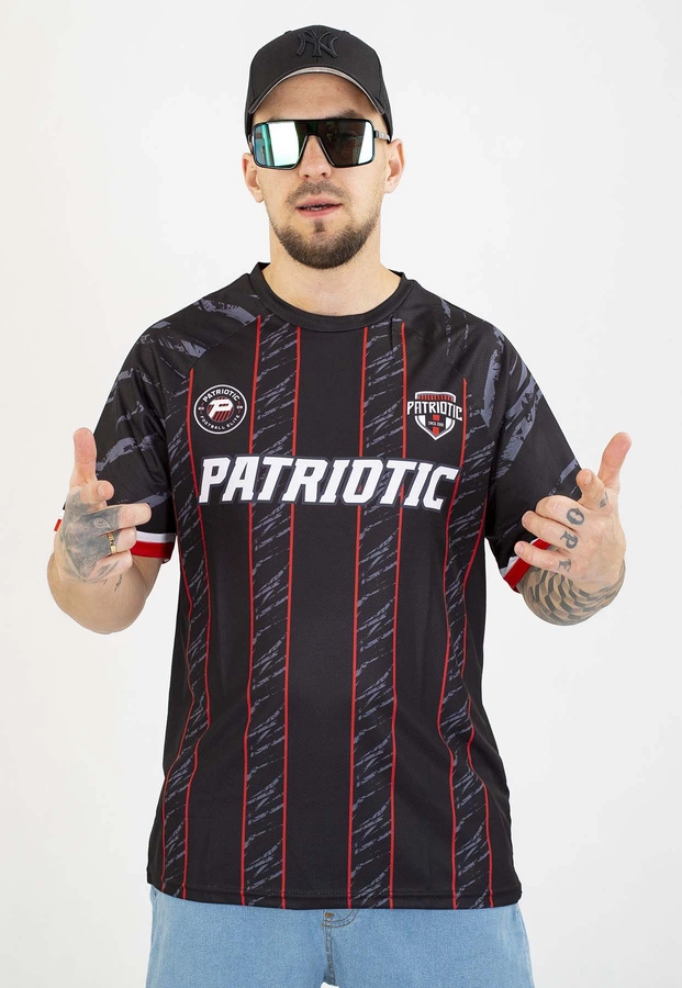 T-shirt Patriotic La Football czarny