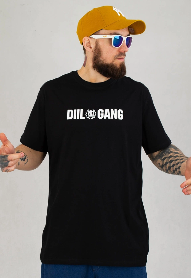 T-shirt Diil Gang czarny