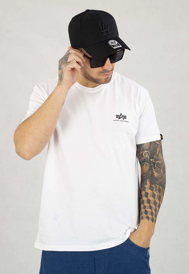 T-shirt Alpha Industries Back Print 128507 biały