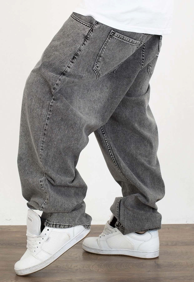 Spodnie Lucky Dice Baggy LD Clothing grey jeans