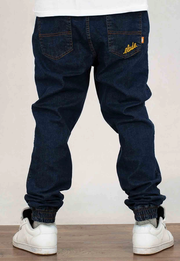 Spodnie Elade Joggery Handwritten dark jeans