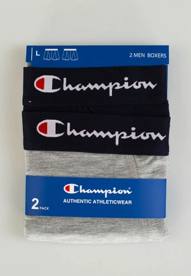 Bokserki Champion 2Pack U20002 granatowo szare