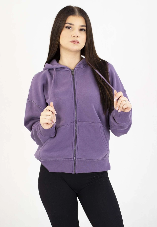 Bluza Pit Bull Z Kapturem ZIP Lovia dusty grape