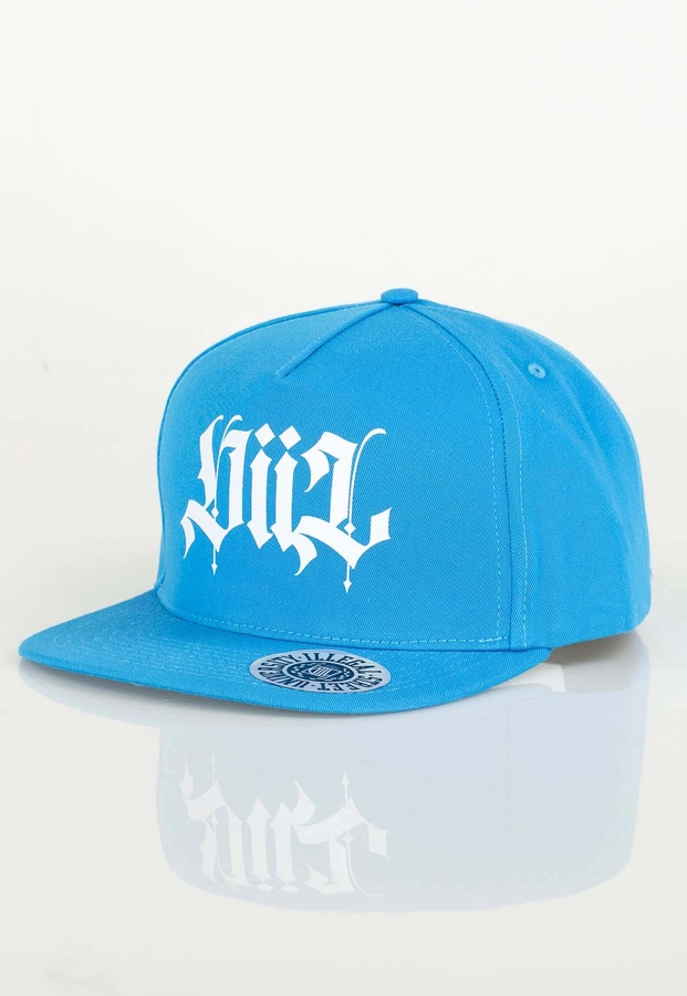 Czapka Snapback Diil Gotic turkusowo biała