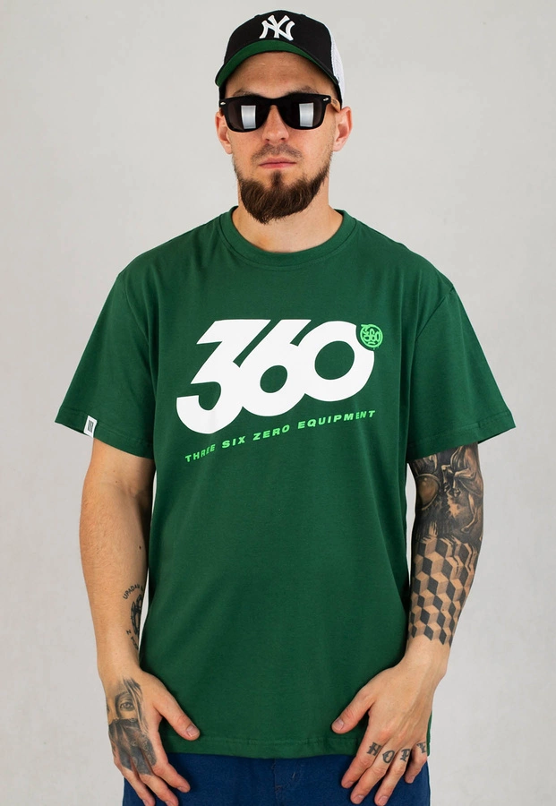 T-shirt 360CLTH Movement zielony