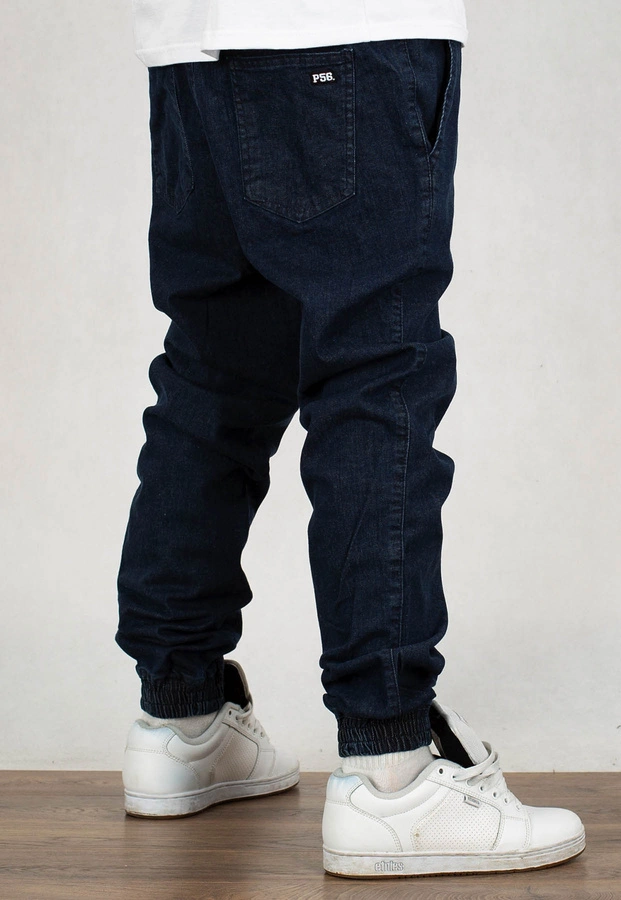 Spodnie Dudek P56 Jogger Jeans AMH granatowe