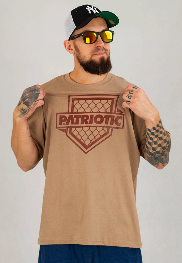 T-shirt Patriotic F-Shield beżowy