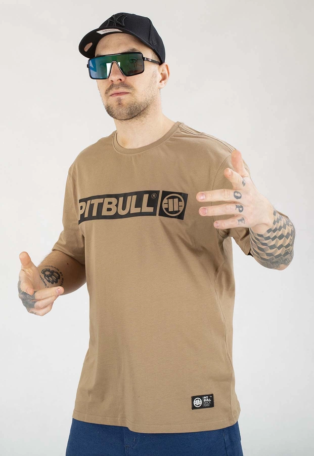 T-shirt Pit Bull Hilltop 170 dark sand