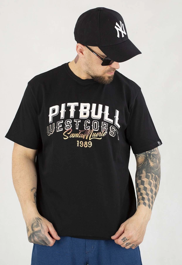 T-shirt Pit Bull Santa Muerte 190 black