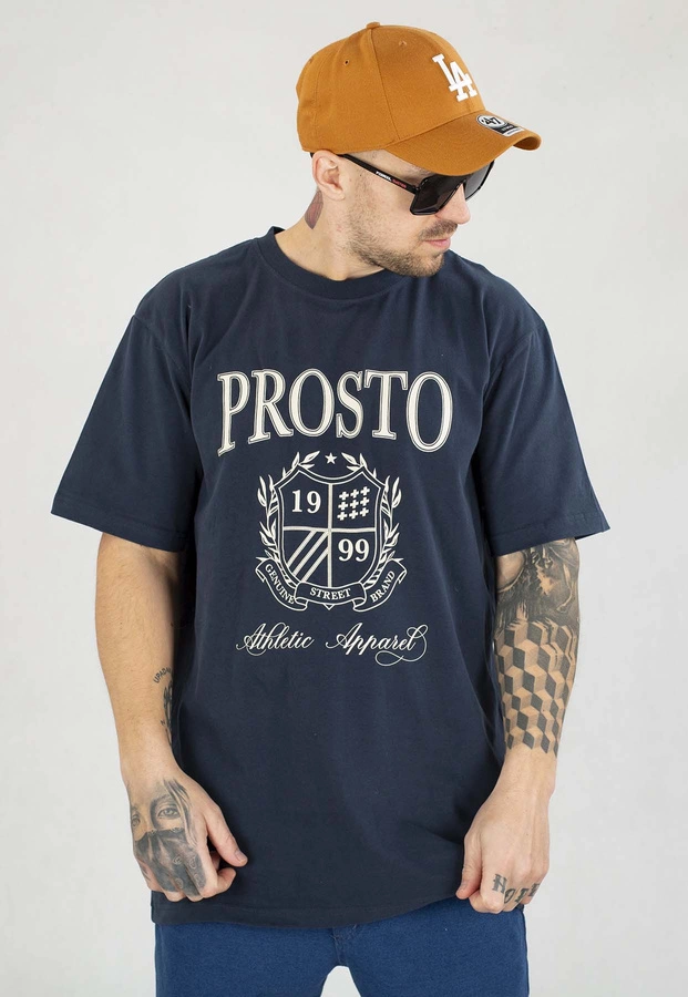 T-shirt Prosto Hexer granatowy