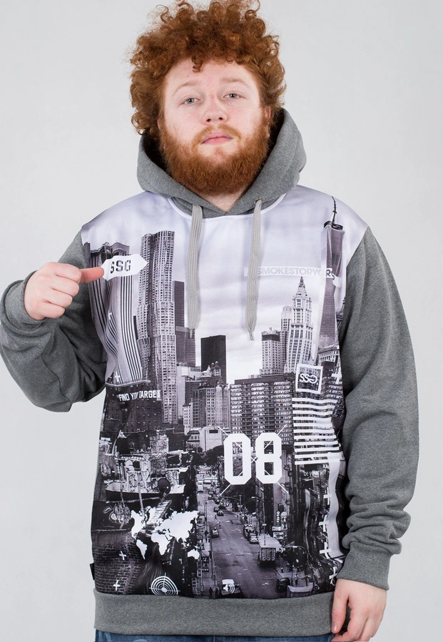 Bluza SSG BW City ciemno szara