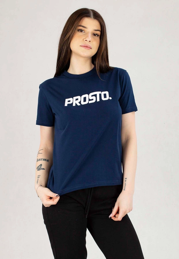 T-shirt Prosto Clazzy granatowy