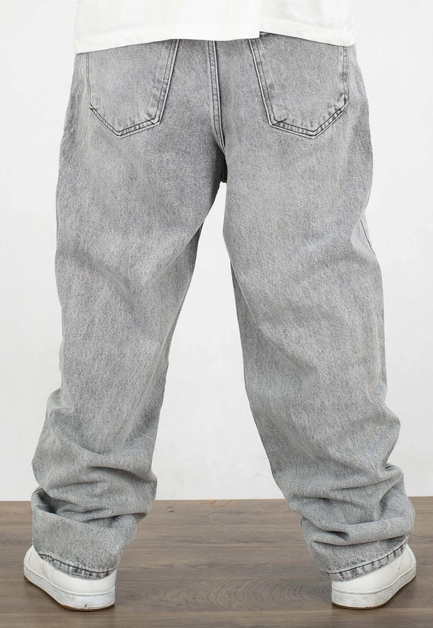 Spodnie I8 Denim BAG60 Baggy light grey