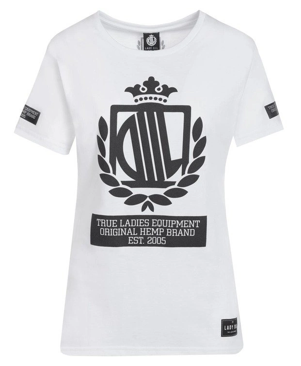 T-shirt Lady Diil Klasyk biały