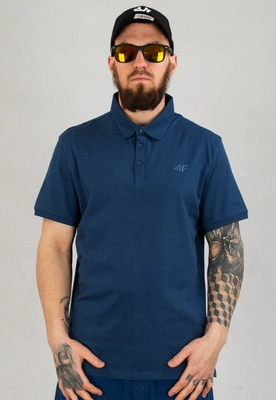 T-shirt Polo 4F M038 niebieski