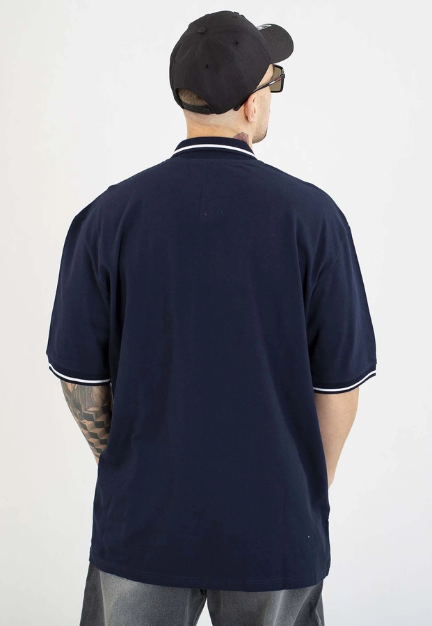 T-Shirt Polo Stoprocent Armator granatowy