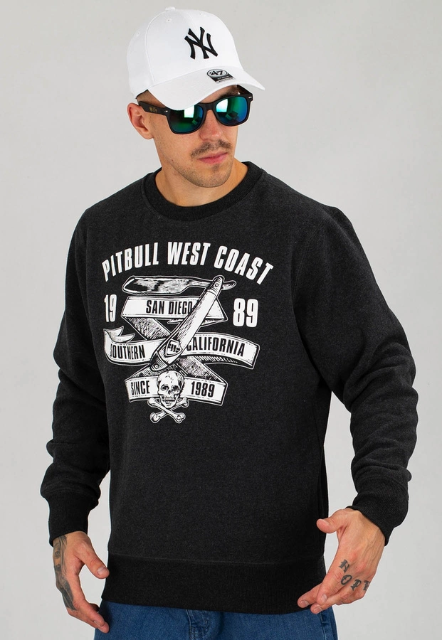 Bluza Pit Bull Oldschool Razor grafitowa