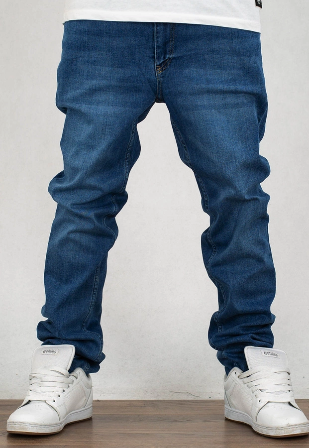 OUTLET Spodnie Croll Slim Jeans 6147 blue