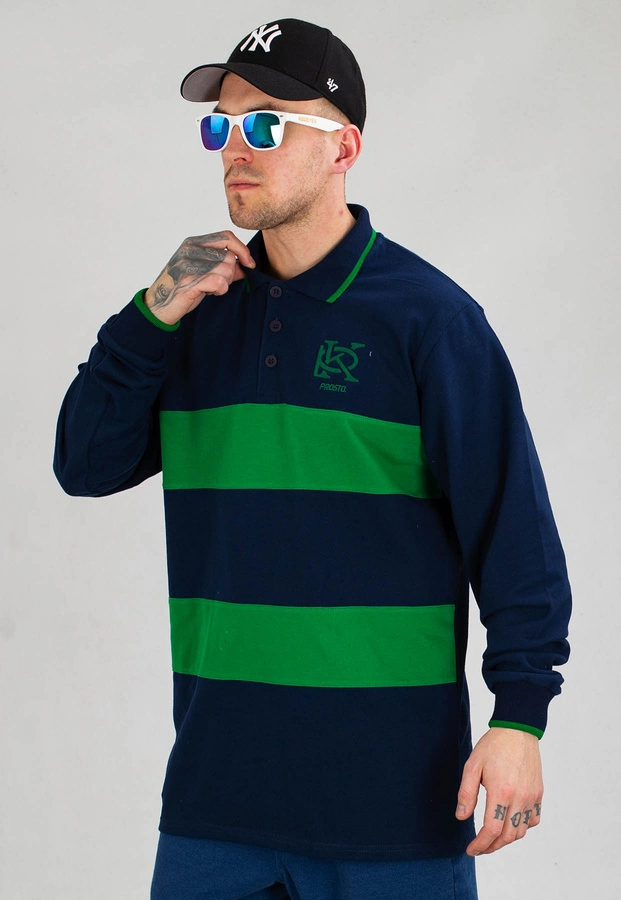 Longsleeve Prosto Rugy granatowy