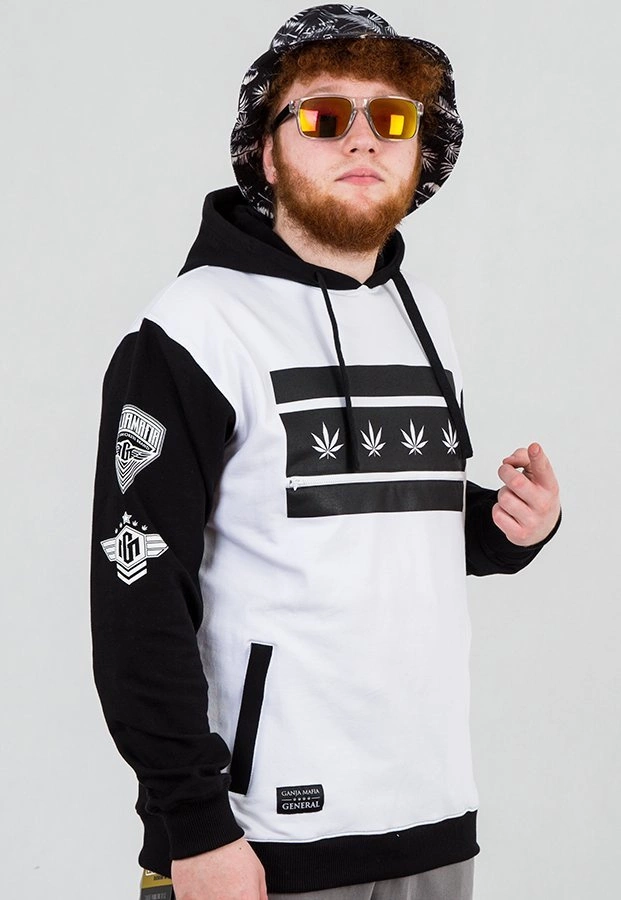 Bluza Ganja Mafia General czarno biała