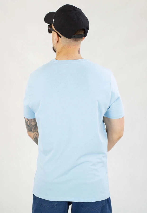 T-shirt Pit Bull Slim 190 USA Cal light blue