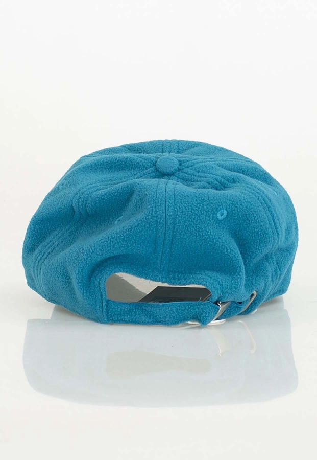 Czapka 6 Panel Prosto Fleece turkusowa
