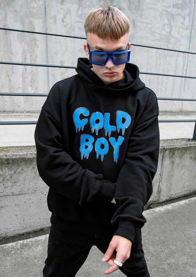 Bluza Lucky Dice Z Kapturem Cold Boy czarna