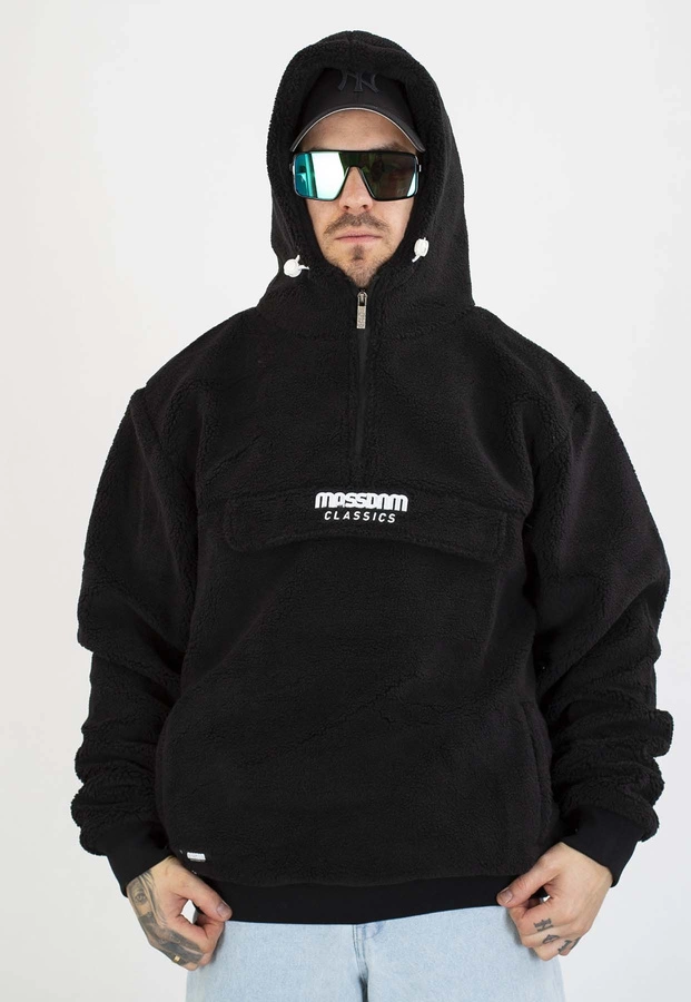 Kurtka Mass Z Kapturem Zimowa Frontside 2.0 czarna