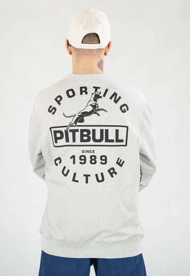 Bluza Pit Bull Bez Kaptura Physical Culture szara